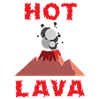 hot lava Slack emoji