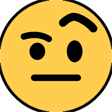 raised brow Slack emoji