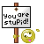 you are stupid Slack emoji
