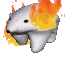 polarbear fire Slack emoji