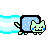 nyancat tron Slack emoji