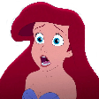 ariel gasp Slack emoji