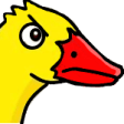 angery duck Slack emoji