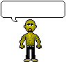 yellow man talking textbox Slack emoji