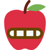 apple teeth Slack emoji