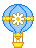 hot air balloon Slack emoji