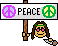 hippie peace Slack emoji