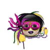 mardi gras Slack emoji