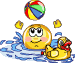 beach ball Slack emoji