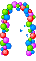 arch balloons Slack emoji