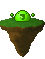 floating rock jump Slack emoji
