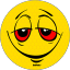 smug blob red eyes Slack emoji