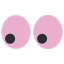 eyes stoned Slack emoji