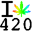 rainbow leaf fire Slack emoji