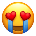 heart eyes sob Slack emoji