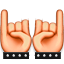too much rock Slack emoji