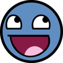 awesome blue Slack emoji