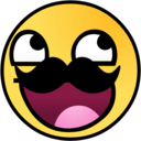 awesome mustache Slack emoji