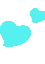 aqua hearts Slack emoji