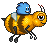 knuddels bee Slack emoji