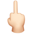 middle finger Slack emoji
