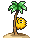 palm tree heart knuddels Slack emoji