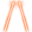 orange laser Slack emoji
