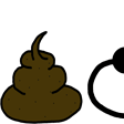 eat poop Slack emoji