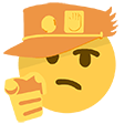 jojo point Slack emoji