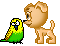 puppy bird Slack emoji