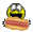 eat hotdog Slack emoji