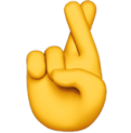 fingers crossed Slack emoji