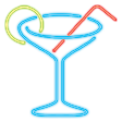neon cocktail Slack emoji