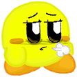 kirby sigh Slack emoji