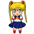 dancing sailor moon Slack emoji
