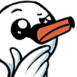 think swan Slack emoji
