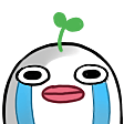 radish cry Slack emoji
