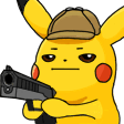 pew detective pikachu Slack emoji