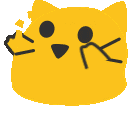 meow attention party Slack emoji