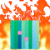 gardenio on fire Slack emoji