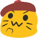 meow beret paw mean Slack emoji