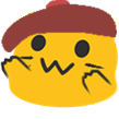 meow beret reach Slack emoji