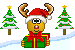 reindeer present Slack emoji