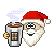 santa hot cocoa Slack emoji