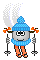 downhill ski Slack emoji