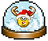 reindeer snow globe Slack emoji