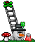 ladder snowman Slack emoji