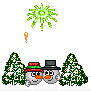 fireworks snowmen Slack emoji