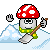 mushroom snow shovel Slack emoji