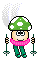 mushroom ski Slack emoji